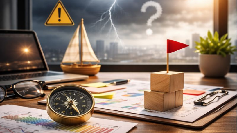 Liderar em cenários de incerteza com estratégias de Vitor Barreto Moreira.